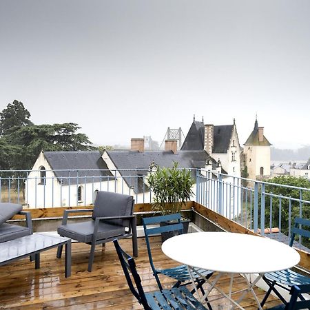 Grand Gite Terrasse Vue Loire Et Chateau D'Ancenis Bagian luar foto